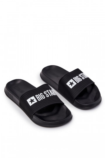 pour hommes Chaussons Big Star JJ174505 couleur noire 2