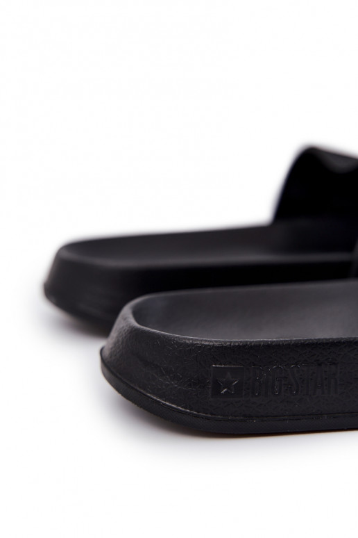 pour hommes Chaussons Big Star JJ174505 couleur noire pour hommes Chaussons Big Star JJ174505 couleur noire
