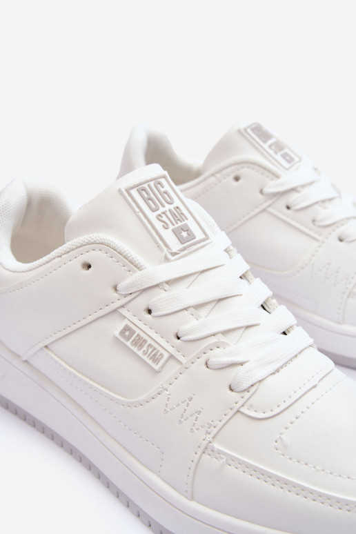 Chaussures de sport pour femmes, baskets Big Star MM274354 couleur blanche