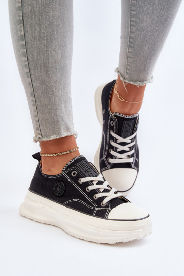 Chaussures de femme avec des semelles massives à la mode Big Star NN274125 couleur noire