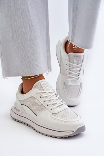 Chaussures modèle baskets Féminin Big Star NN274A089 couleur blanche