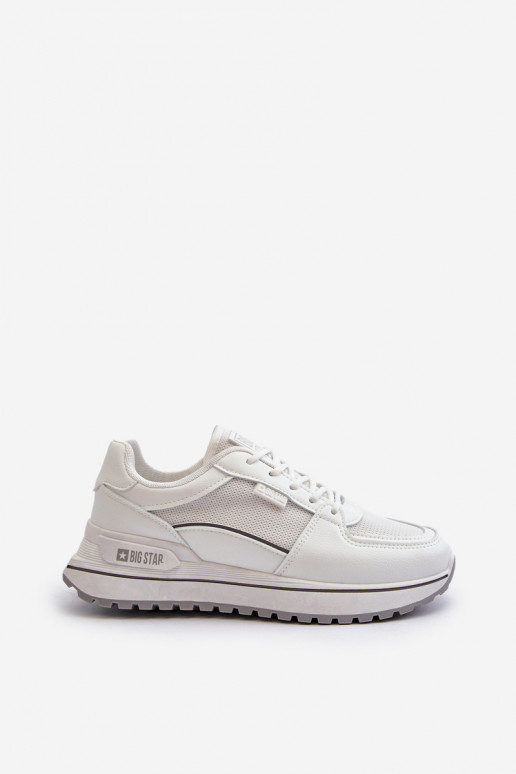 Chaussures modèle baskets Féminin Big Star NN274A089 couleur blanche Chaussures modèle baskets Féminin Big Star NN274A089 couleur blanche