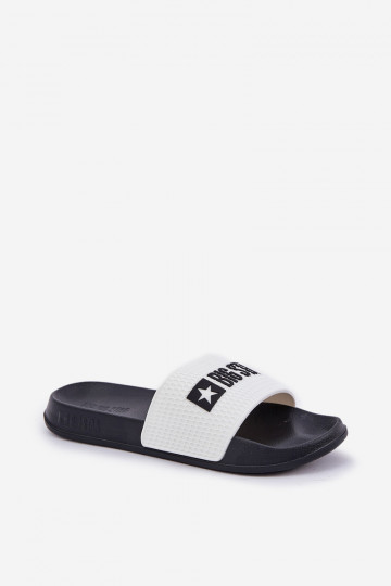 pour hommes Chaussons Big Star JJ174506 couleur blanche