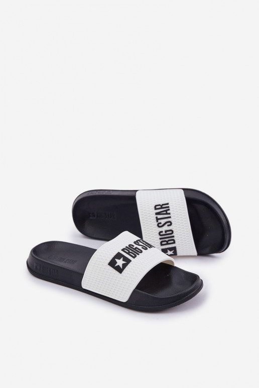 pour hommes Chaussons Big Star JJ174506 couleur blanche pour hommes Chaussons Big Star JJ174506 couleur blanche