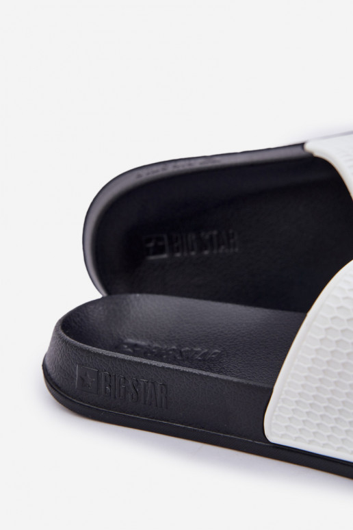 pour hommes Chaussons Big Star JJ174506 couleur blanche pour hommes Chaussons Big Star JJ174506 couleur blanche