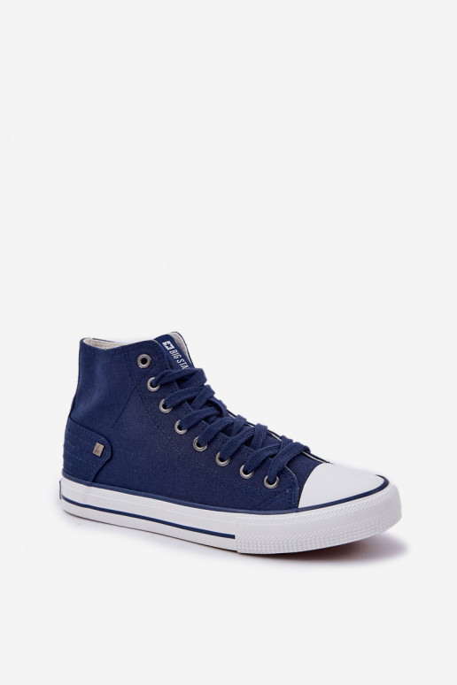Féminin chaussures de loisirs à semelles Big Star DD274333 bleu foncé Féminin chaussures de loisirs à semelles Big Star DD274333 bleu foncé