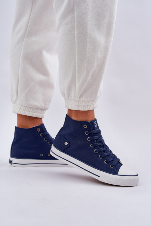 Féminin chaussures de loisirs à semelles Big Star DD274333 bleu foncé Féminin chaussures de loisirs à semelles Big Star DD274333 bleu foncé