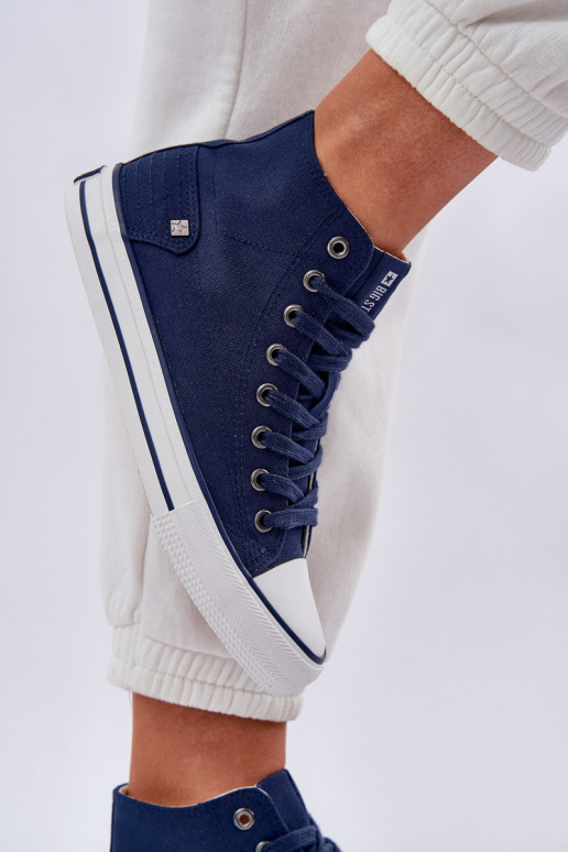 Féminin chaussures de loisirs à semelles Big Star DD274333 bleu foncé Féminin chaussures de loisirs à semelles Big Star DD274333 bleu foncé