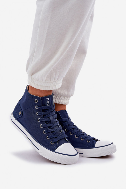 Féminin chaussures de loisirs à semelles Big Star DD274333 bleu foncé Féminin chaussures de loisirs à semelles Big Star DD274333 bleu foncé