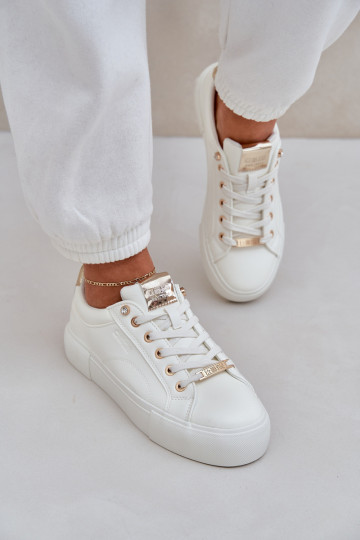 Féminin Chaussures modèle baskets Big Star NN274211 couleur blanche 2