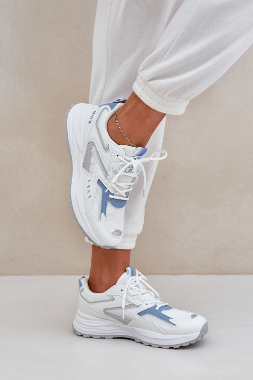 baskets Féminin Big Star NN274A094 HI-POLY SYSTEM Blanc-couleur bleue baskets Féminin Big Star NN274A094 HI-POLY SYSTEM Blanc-couleur bleue