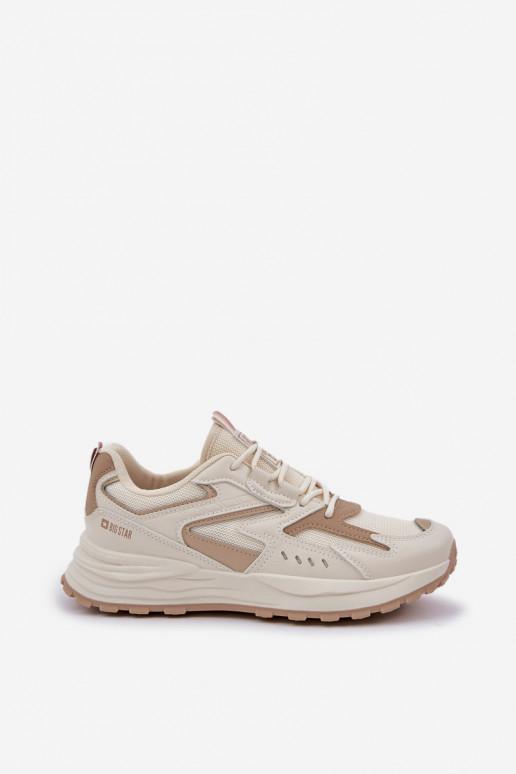 baskets Féminin Big Star NN274A096 HI-POLY SYSTEM beige baskets Féminin Big Star NN274A096 HI-POLY SYSTEM beige