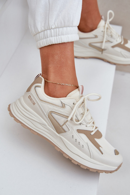 baskets Féminin Big Star NN274A096 HI-POLY SYSTEM beige baskets Féminin Big Star NN274A096 HI-POLY SYSTEM beige