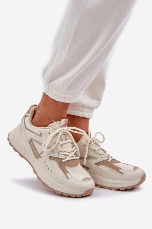 baskets Féminin Big Star NN274A096 HI-POLY SYSTEM beige baskets Féminin Big Star NN274A096 HI-POLY SYSTEM beige