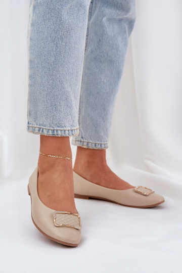 Eko Ballerines avec des ornements beige Tulnelia 2