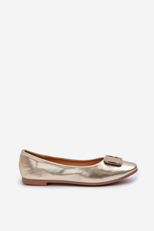 Eko Ballerines avec des ornements couleur dorée Tulnelia Eko Ballerines avec des ornements couleur dorée Tulnelia