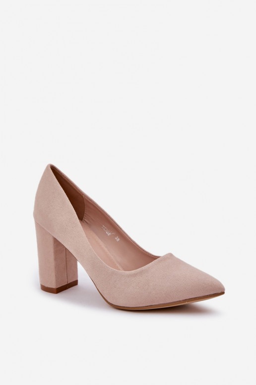 Chaussures à talons hauts en daim écologiqueoÀe beige Florena