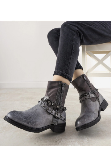 Bottines grises avec... 2