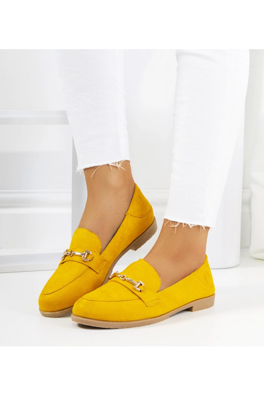 Mocassins plats Aniria jaune