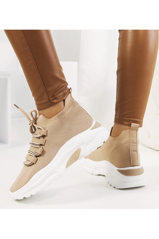 Baskets femme Barraza beiges