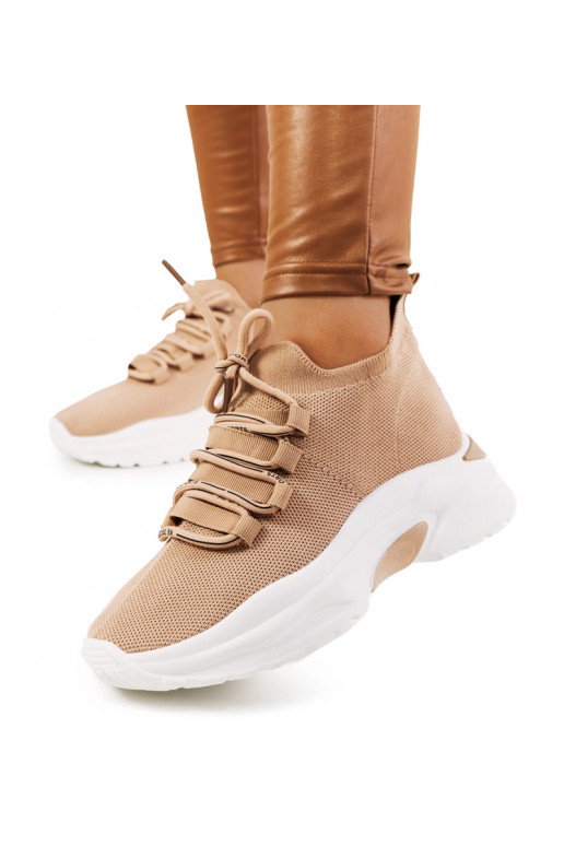 Baskets femme Barraza beiges