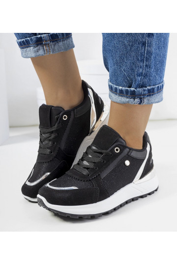 Baskets noires brillantes... 2