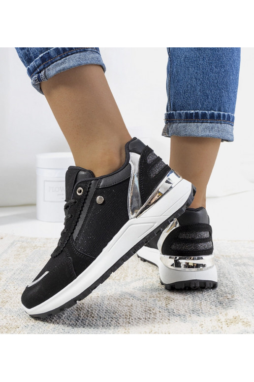 Baskets noires brillantes Onio pour...