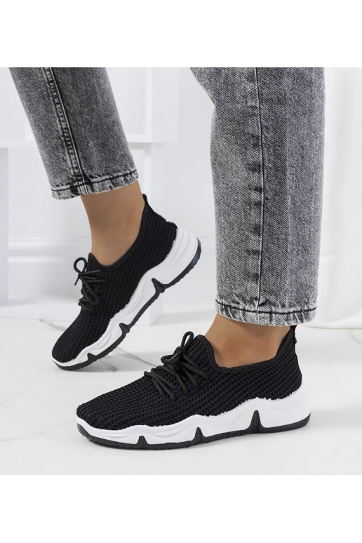 Baskets de sport noires Vermunt