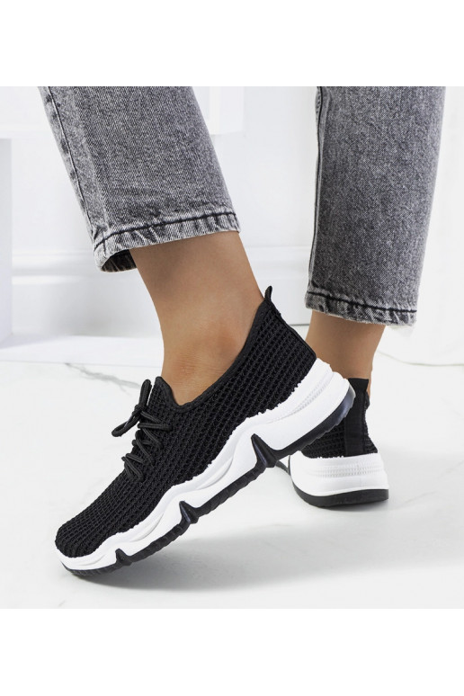 Baskets de sport noires Vermunt