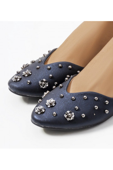 Ballerines bleu marine avec... 2