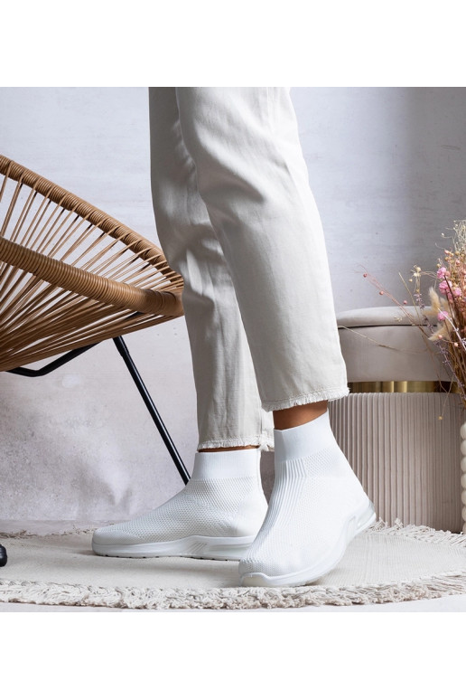 Baskets montantes blanches Salgado