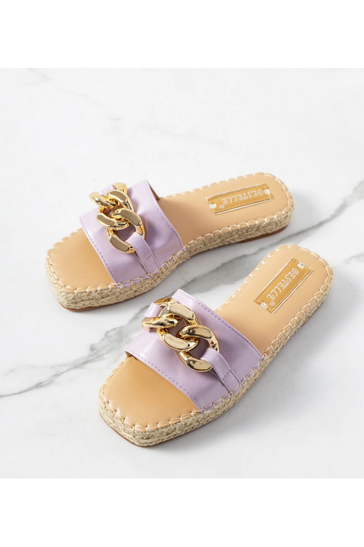 Tongs à chaîne violette Cairo