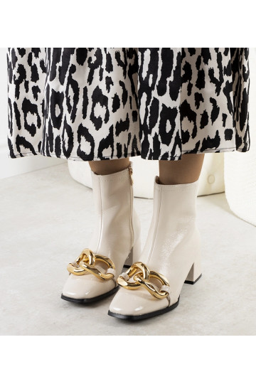 Bottines Milanel en cuir...