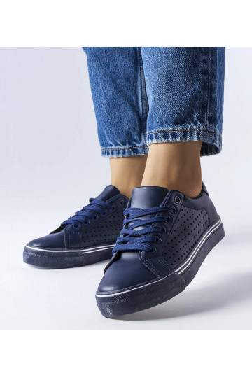 Baskets en cuir écologique...