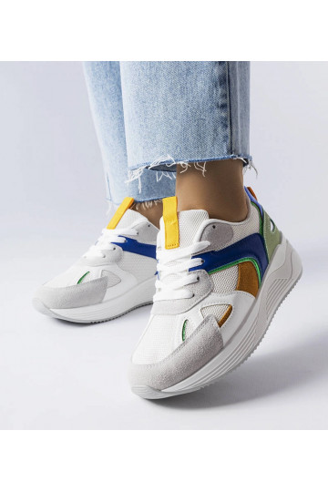 Baskets blanches Riel en...