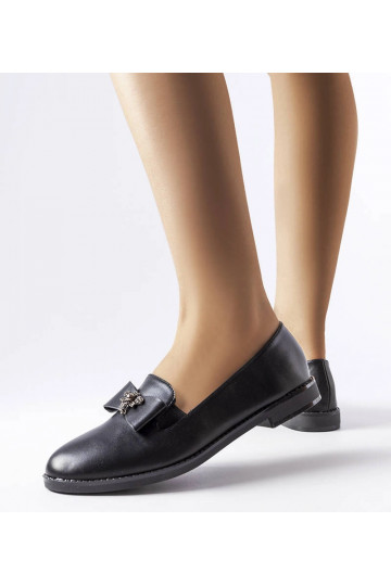 Mocassins décoratifs noirs Ila 2