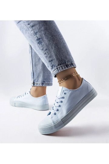 Baskets en tissu bleu... 2