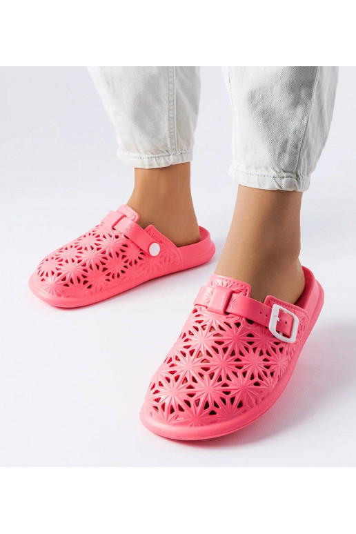 Tongs Peverell en caoutchouc rouge...