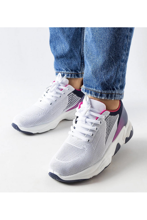 Baskets de sport Galatee blanches et...