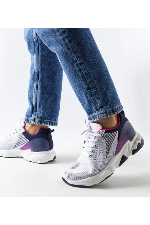 Baskets de sport Galatee blanches et...