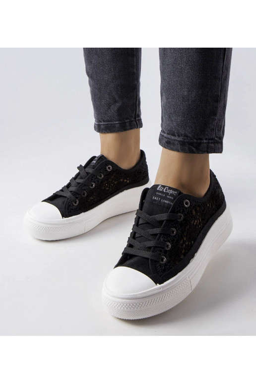 Baskets Lee Cooper noires...