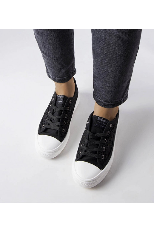 Baskets Lee Cooper noires...