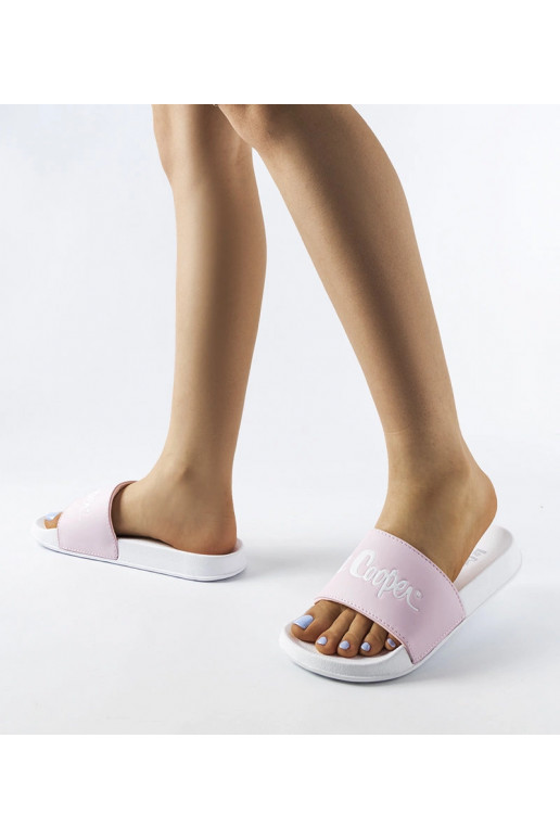 Tongs en caoutchouc rose Lee Cooper...