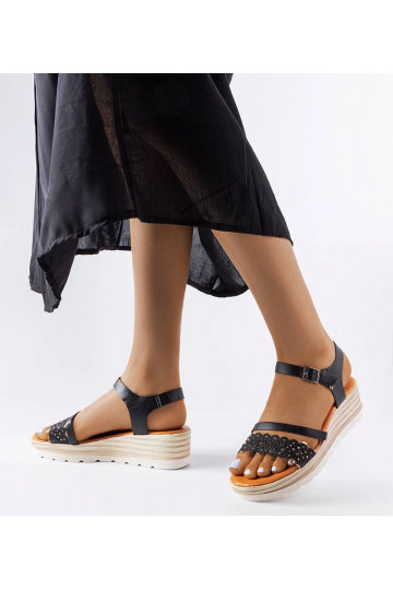 Sandales compensées...