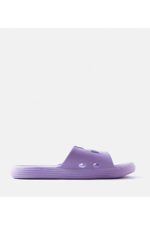 Tongs Montecalvo en mousse violette