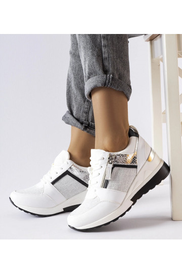 Baskets compensées blanches... 2