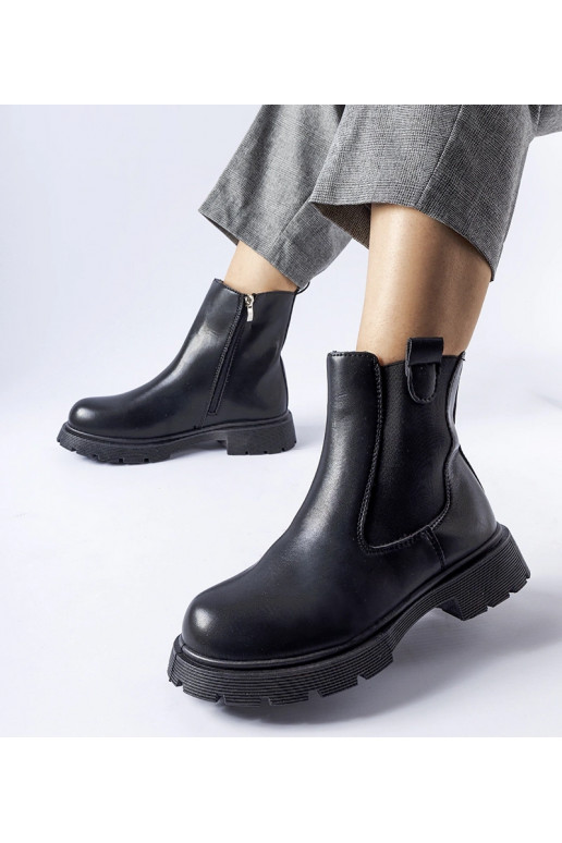 Bottines classiques noires Giacinta