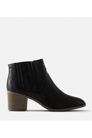 Bottines à enfiler noires...