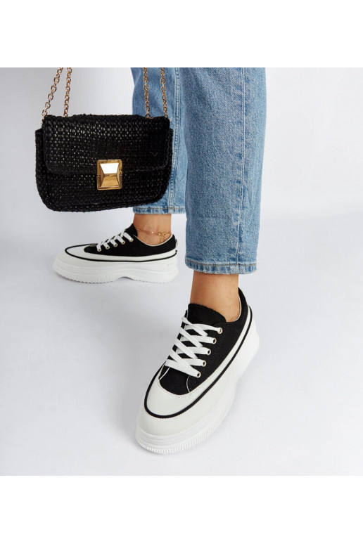 Baskets à plateforme Plesio noires