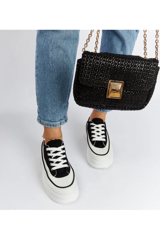 Baskets à plateforme Plesio noires